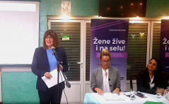 24. мај 2019. Председница Народне скупштине на трибини „Жене живе и на селу“ у Горњој Трепчи